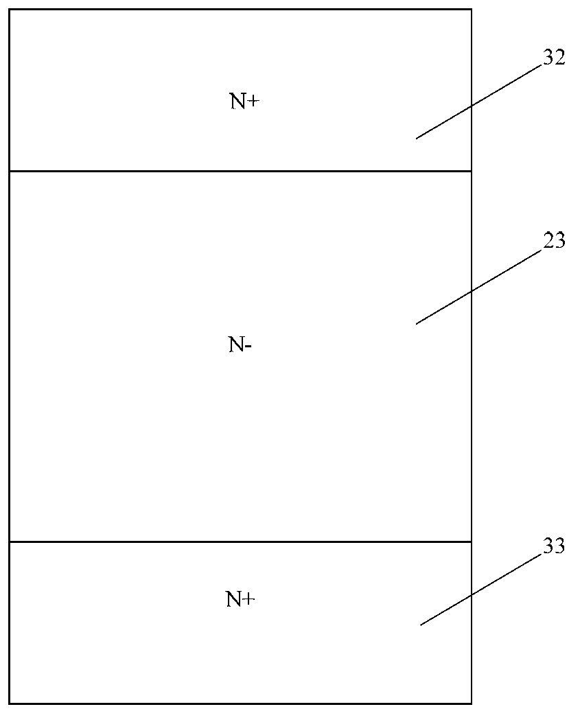 Trench gate type insulated gate bipolar translator (IGBT) with double-face diffusion residual layer and manufacturing method thereof