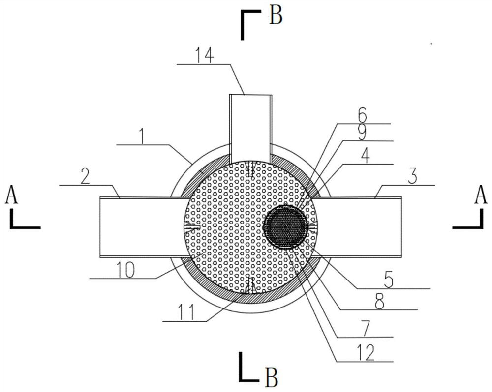 Permeation type automatic reset rainwater flow abandoning well