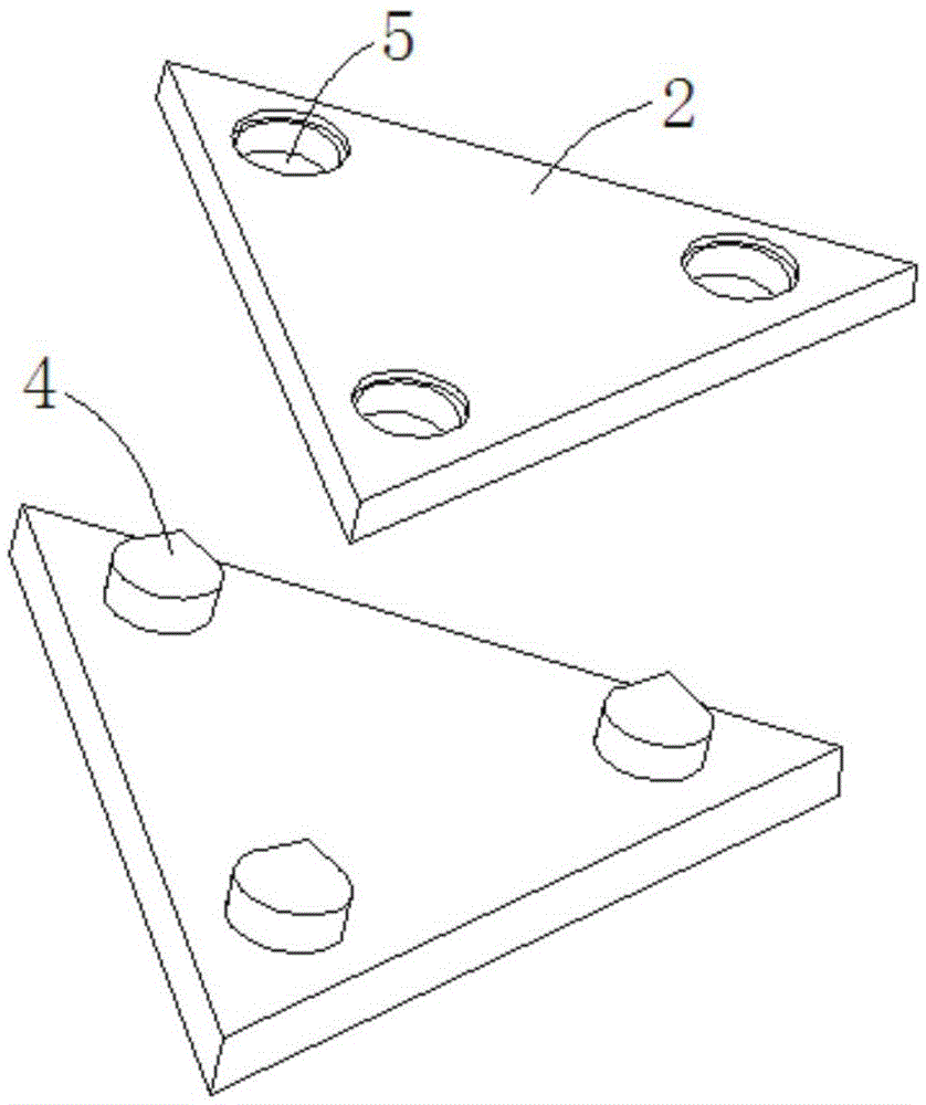 Flexible stab-resistant material arranged without gaps and preparation method of flexible stab-resistant material