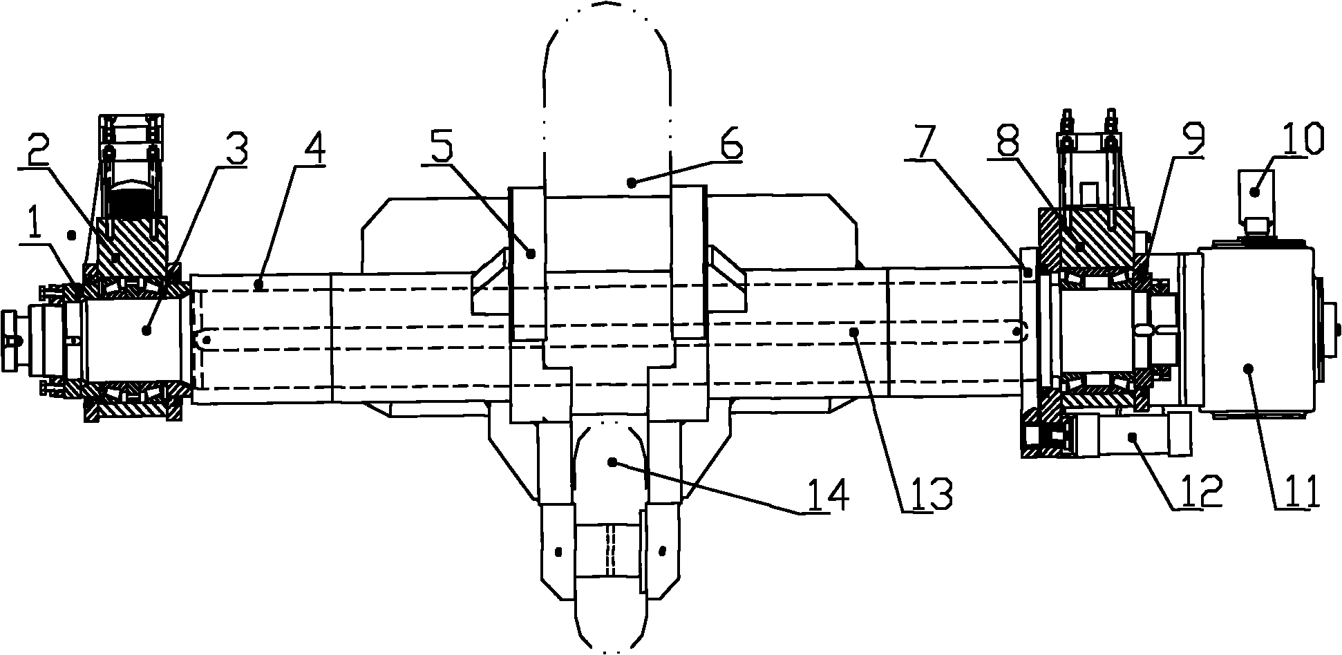 Multifunctional roll mounting device