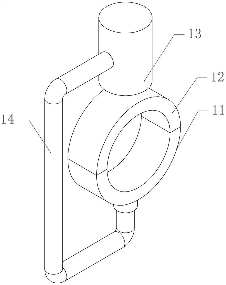 Chemical reagent leakage capturing and adsorbing device