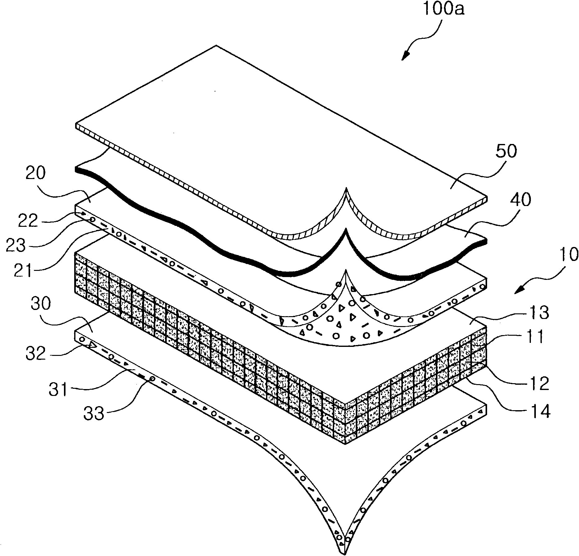 Polyolefine tarpaulin composition and preparing method thereof