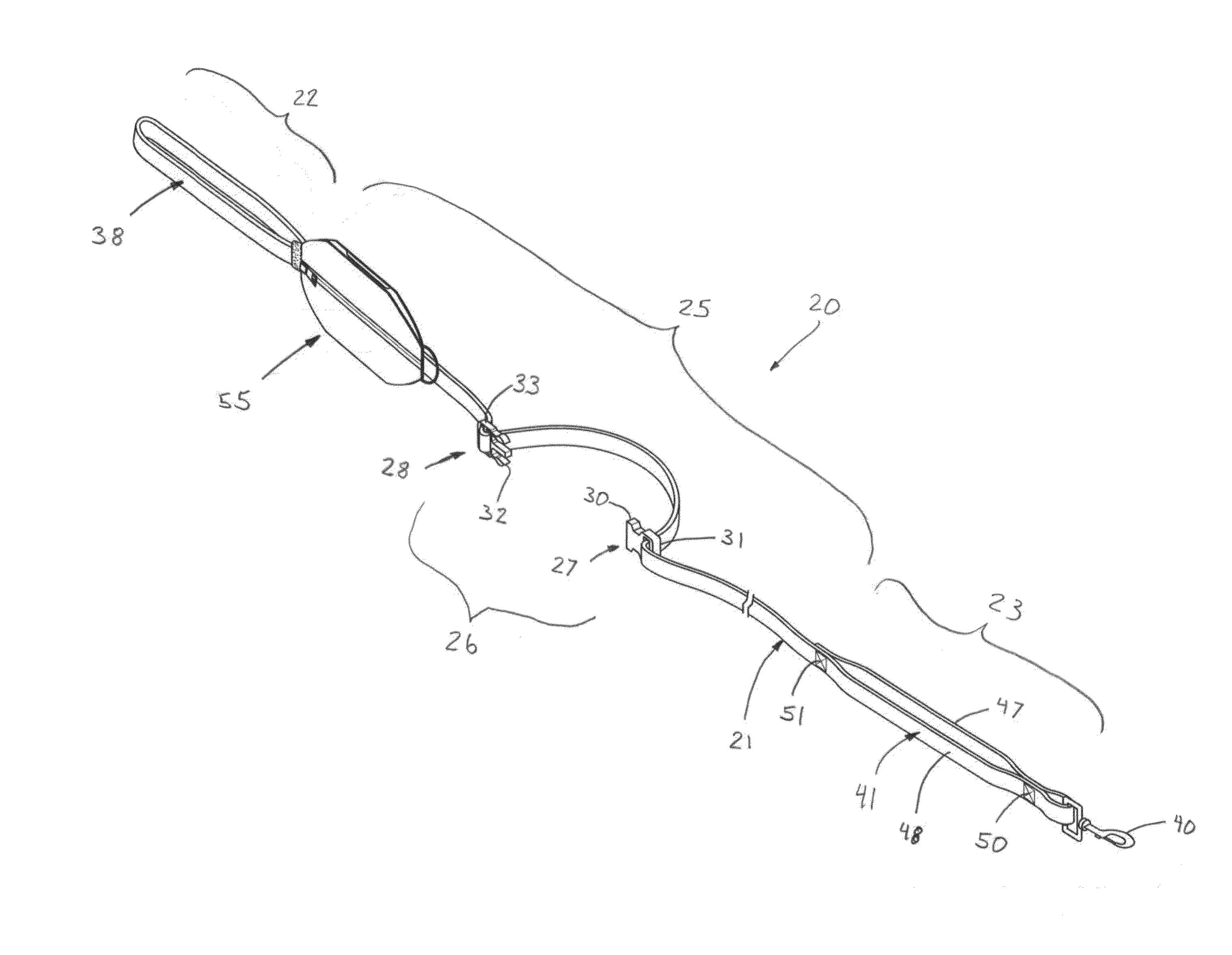 Leash assembly with quick release apparatus