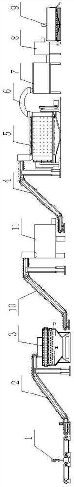 Production line and method for recycling and granulating agricultural film