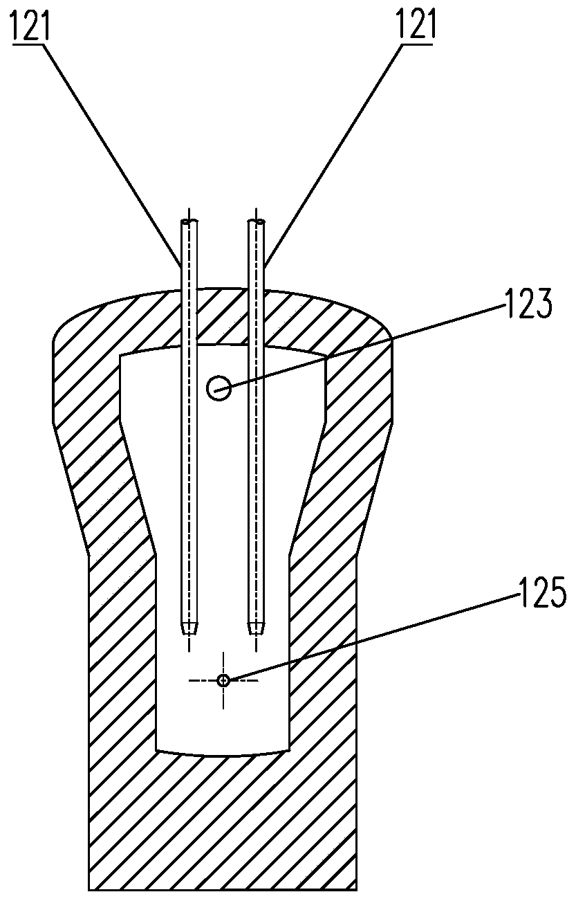 Suspension smelting electric heating reduction furnace and method for smelting zinc concentrate