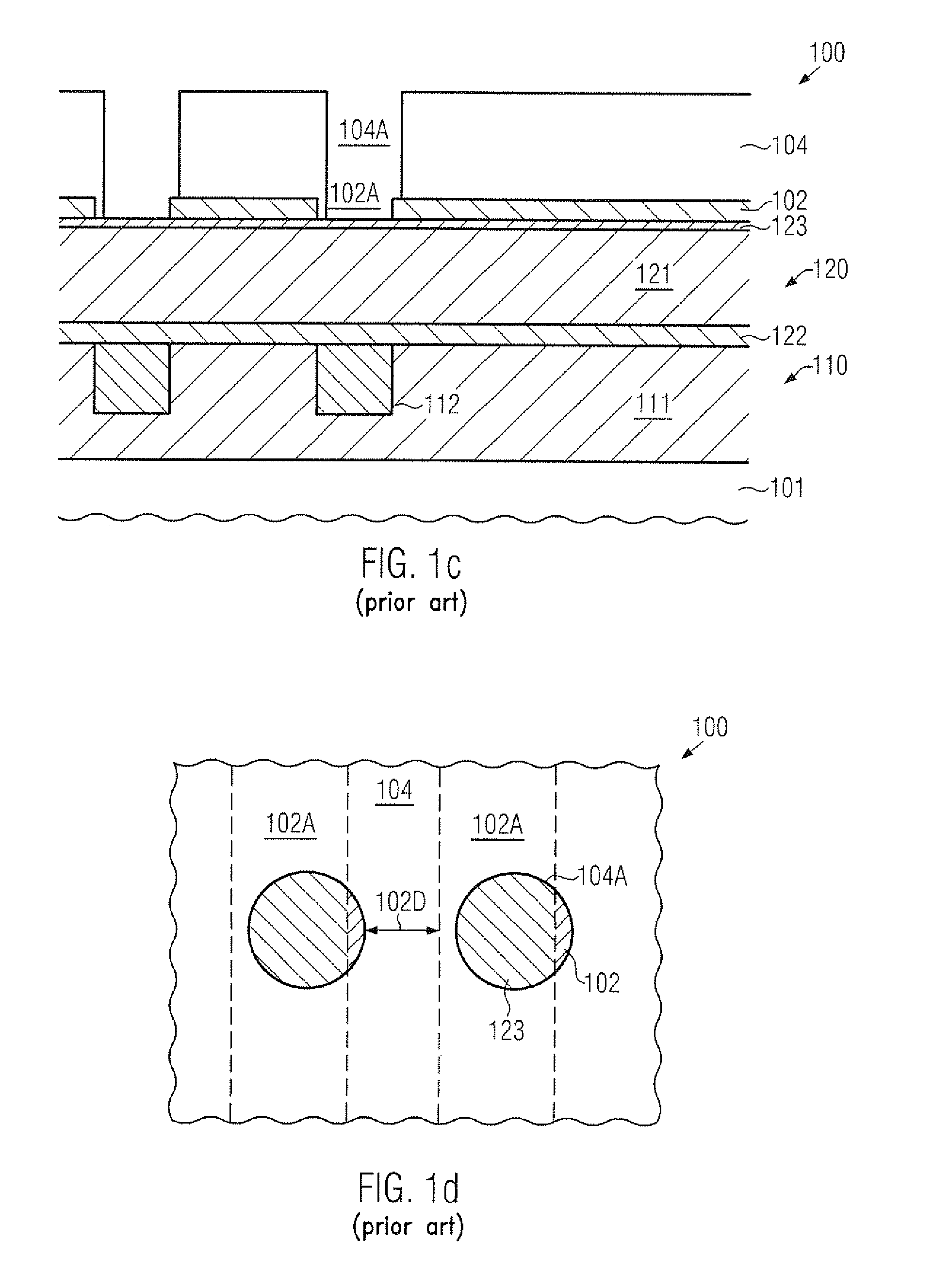 Metallization system of a semiconductor device comprising rounded interconnects formed by hard mask rounding