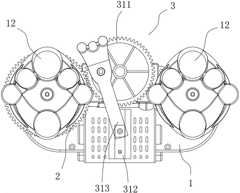 Massaging movement of massager