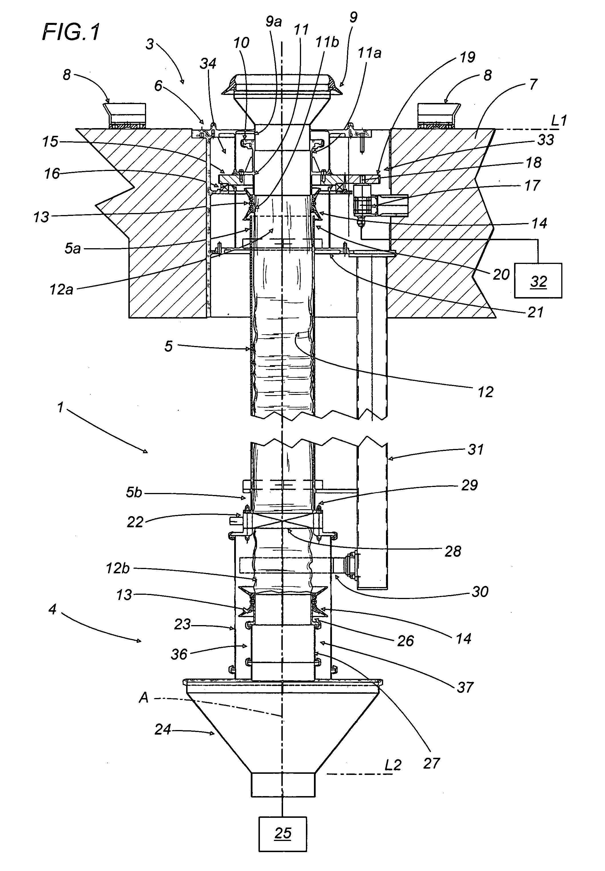 Apparatus for transferring loose material