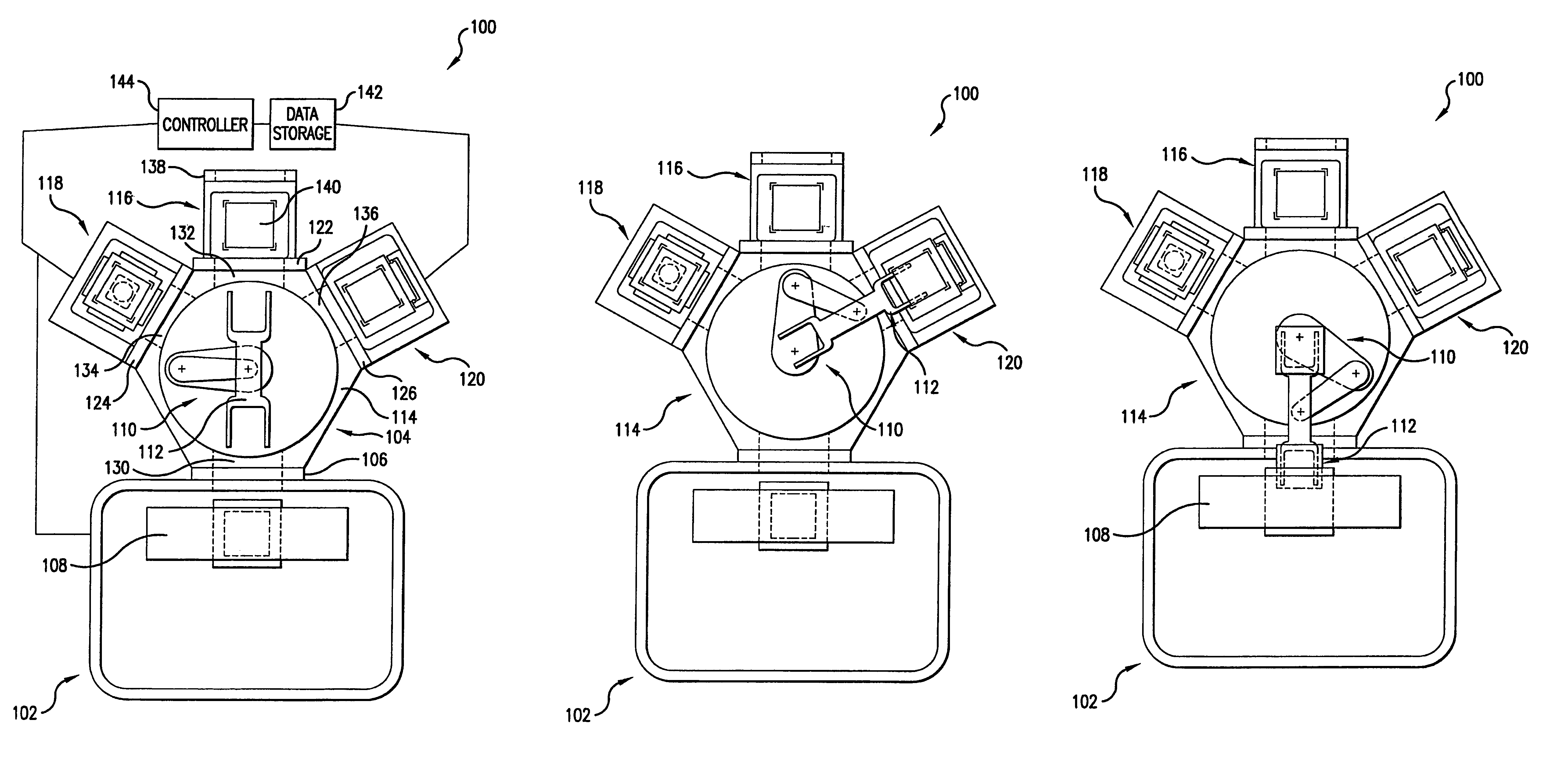 Lithography tool having a vacuum reticle library coupled to a vacuum chamber