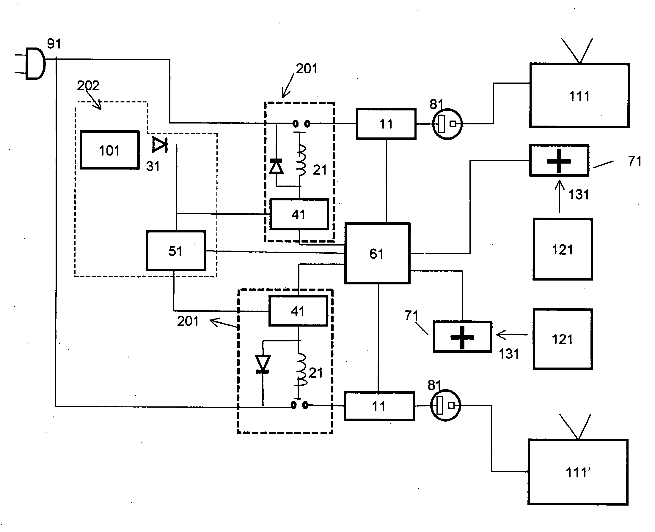 Intellectual power saving switching assembly