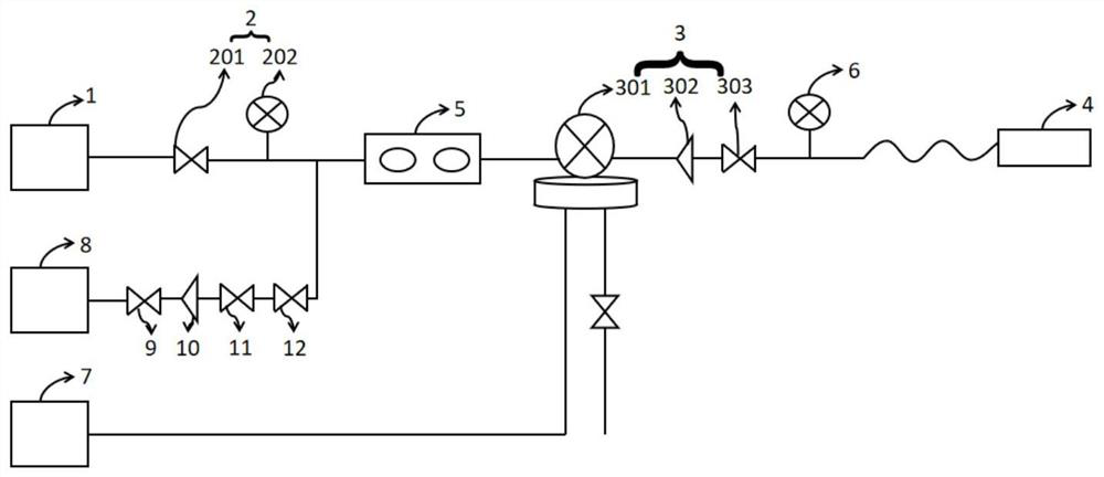 Apparatus and method for measuring mass of hydrogen in vehicle-mounted hydrogen cylinder