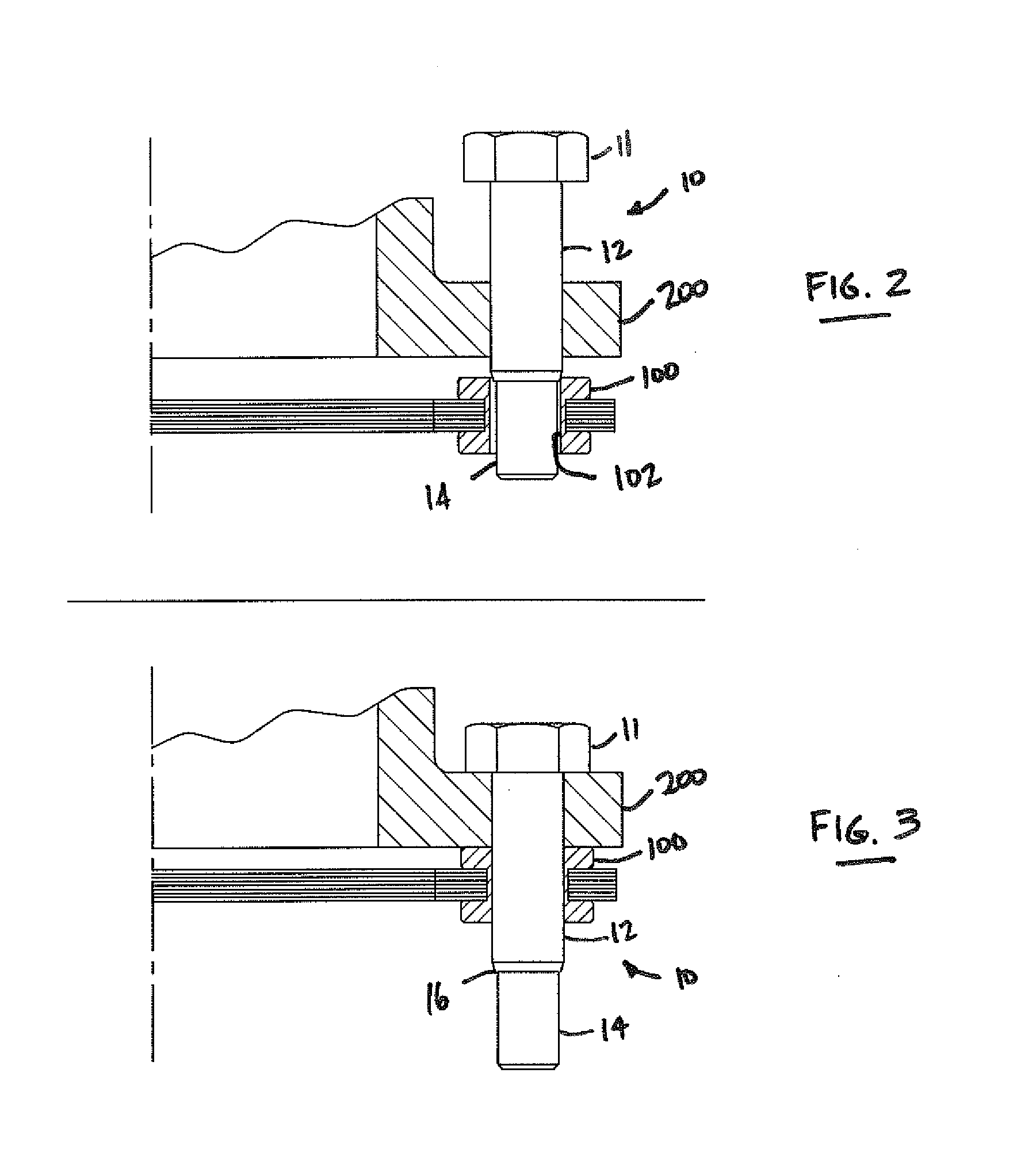 Fastener for flexible element couplings