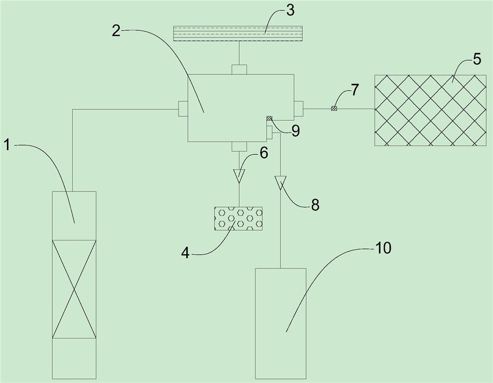 Recovery system and recovery method for gas-phase benzene in caprolactam