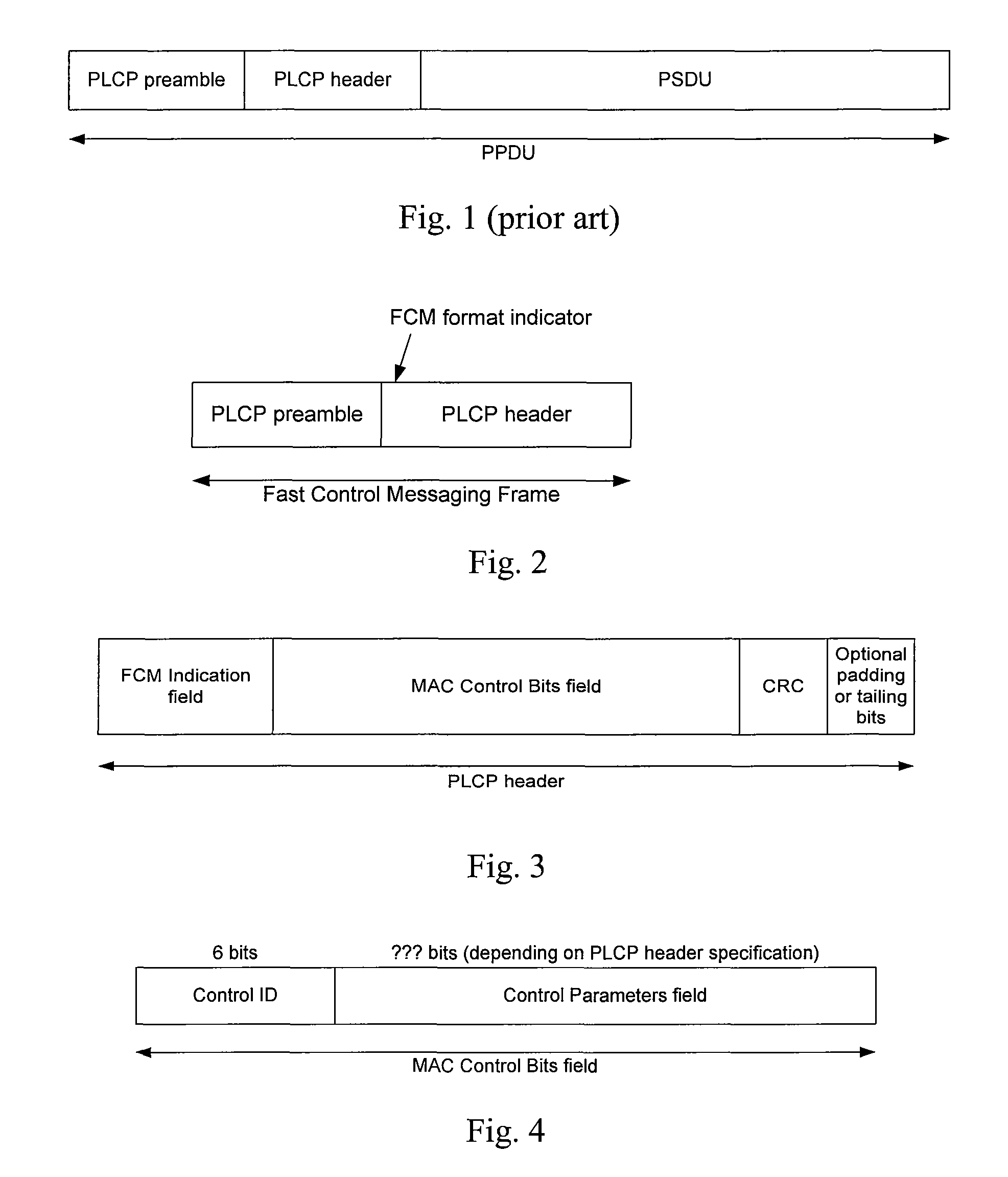 Fast control messaging mechanism for use in wireless network communications