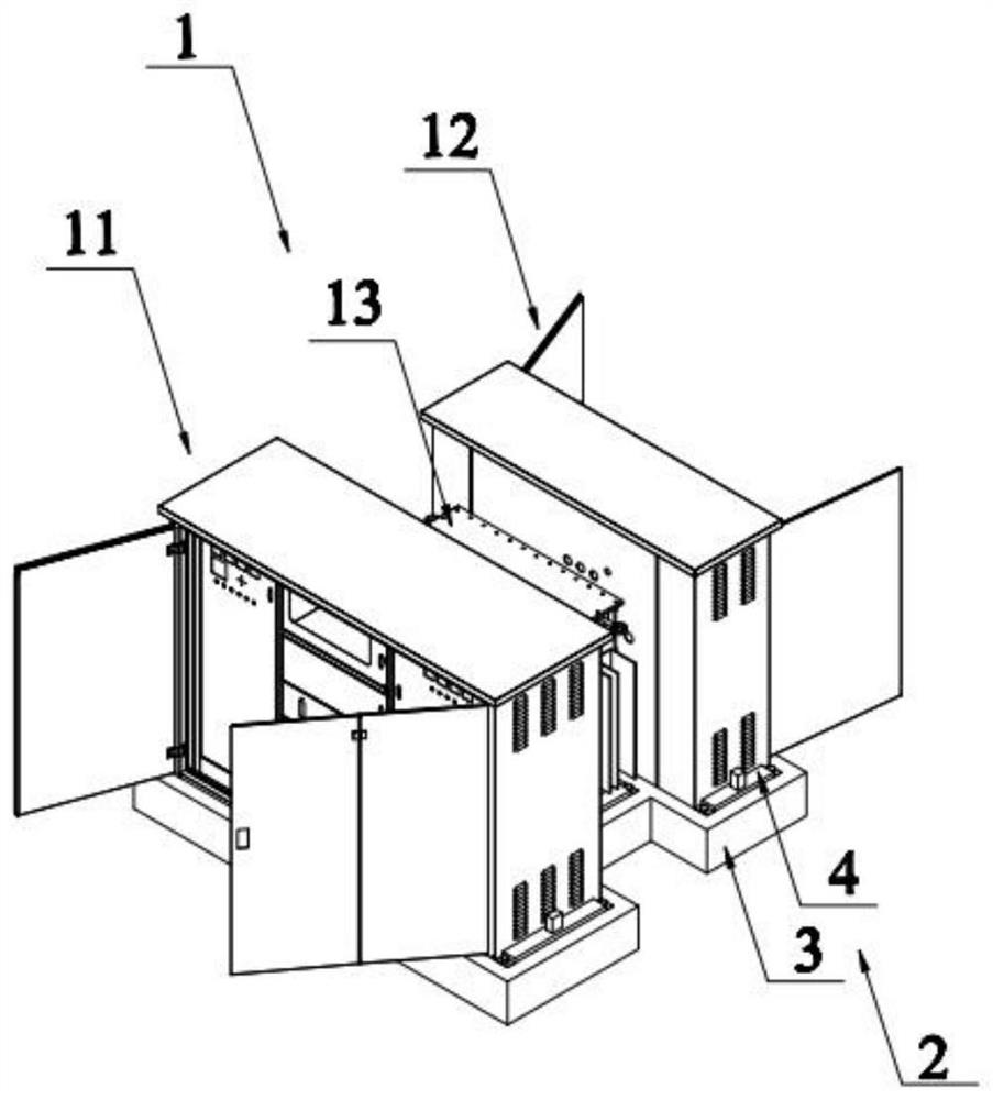 Damping American-change switch cabinet for wind power