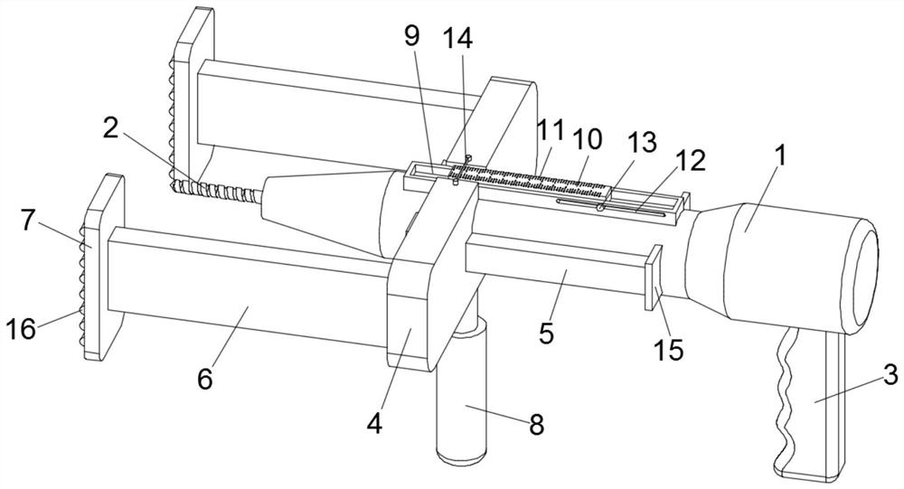 Drilling device for building construction