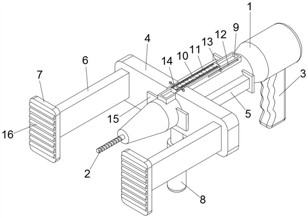 Drilling device for building construction