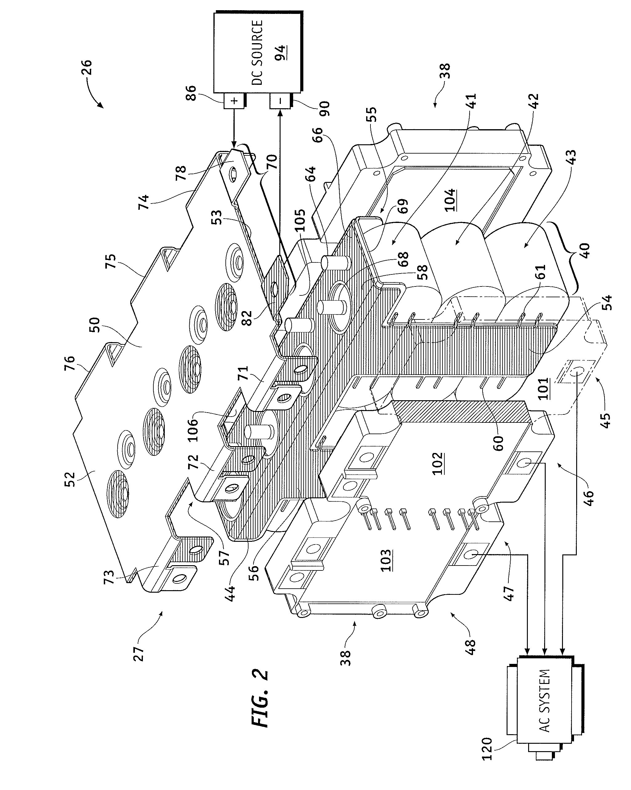 Low inductance busbar