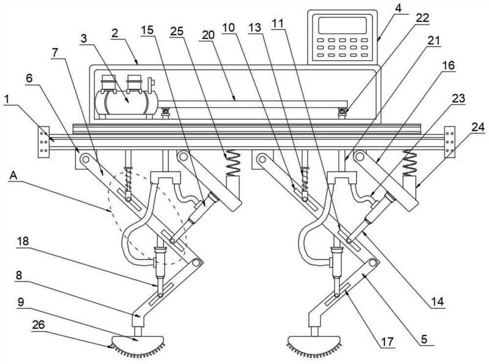 A hydraulically driven quadruped bionic robot