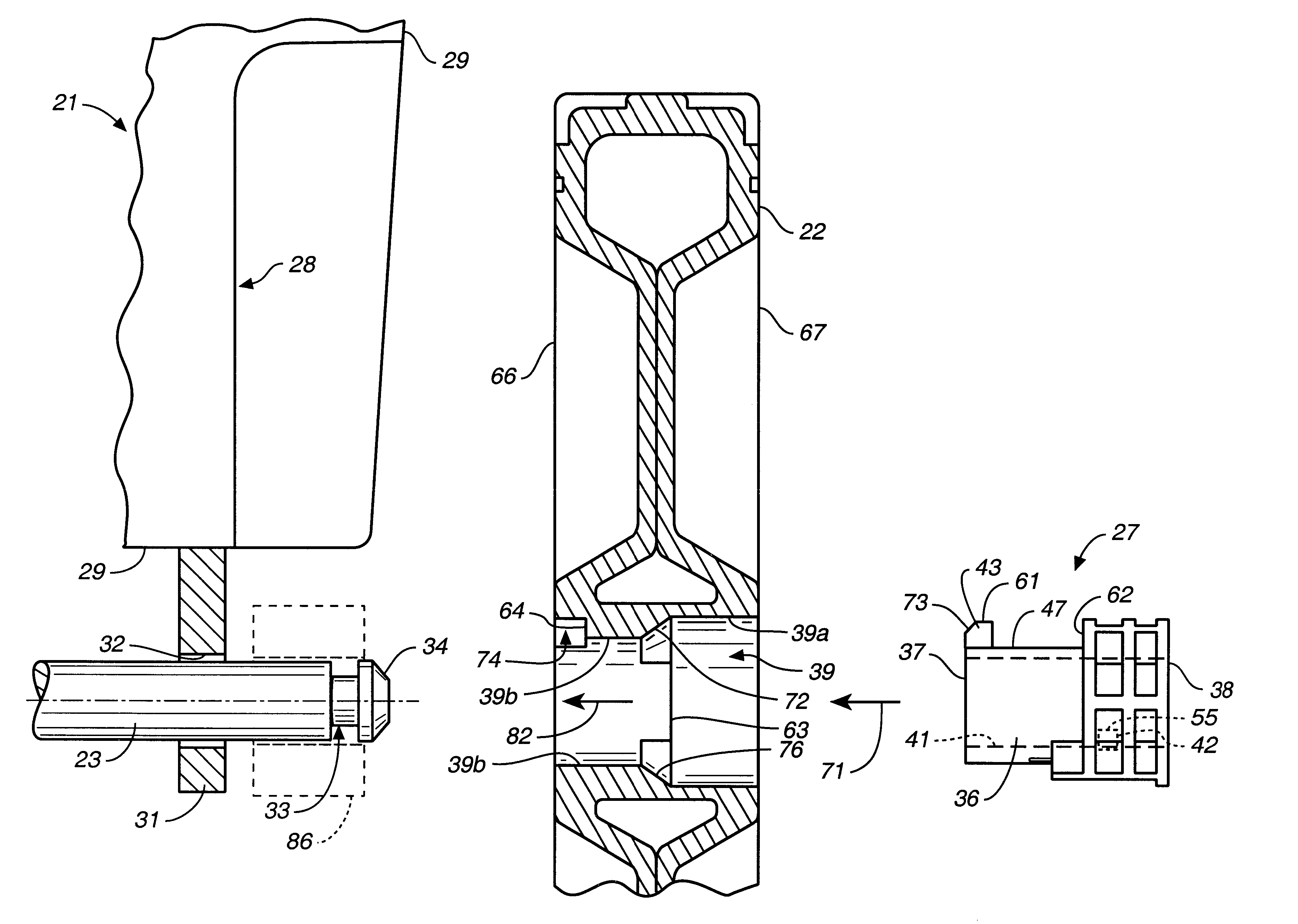 Plastic wheel assembly and mounting sleeve therefor