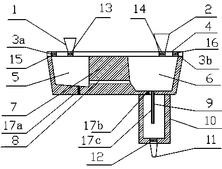 Channel-type middle bag and temperature increase preheating method thereof