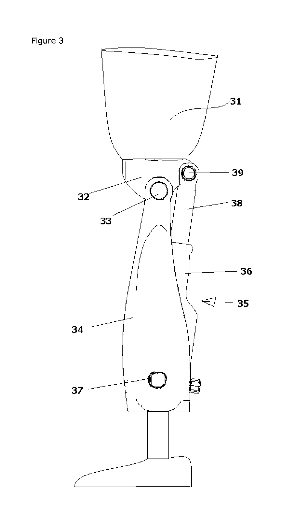 Hydraulic prosthetic joint