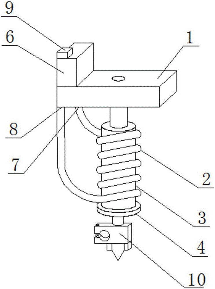 3D printer nozzle cooling device