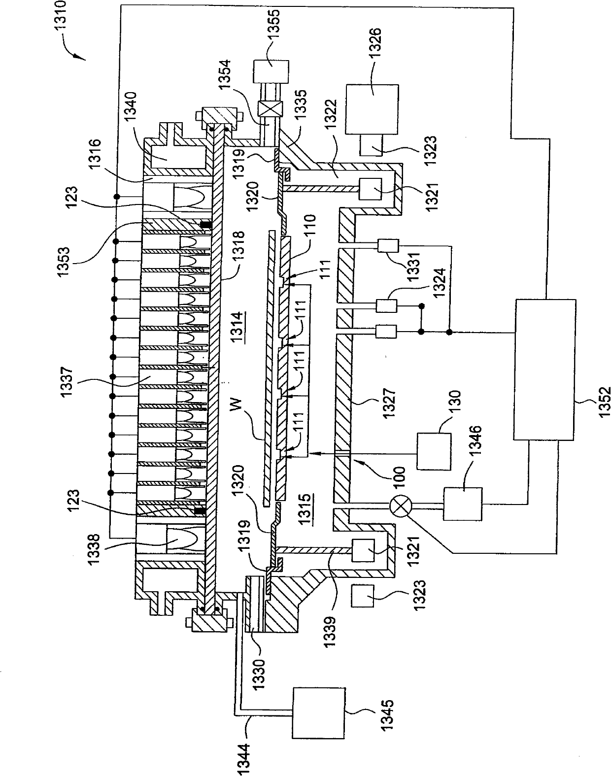 Apparatus and method for supporting, positioning and rotating a substrate in a processing chamber