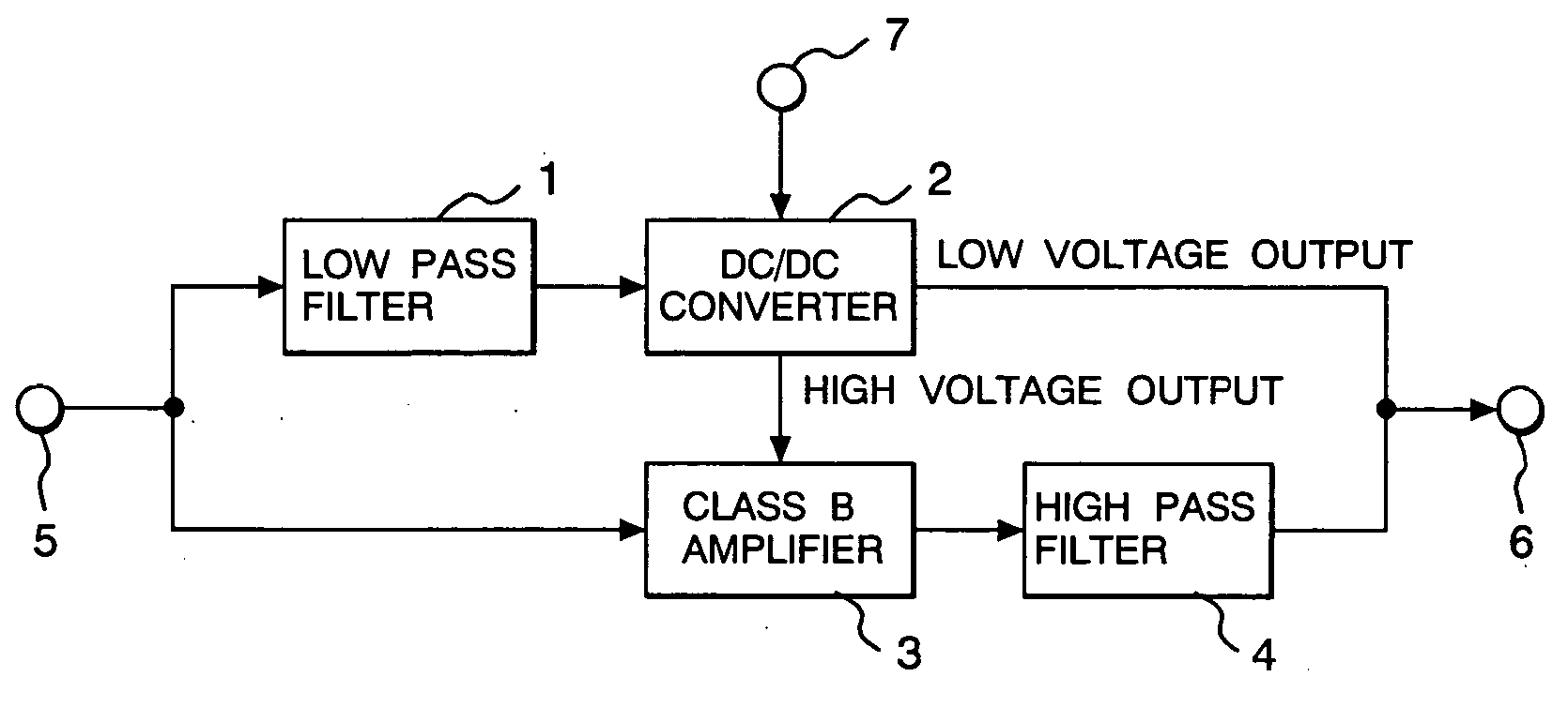 Amplifier and radio frequency power amplifier using the same