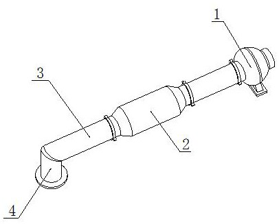 A kind of ventilation pipe for sweet potato cellar