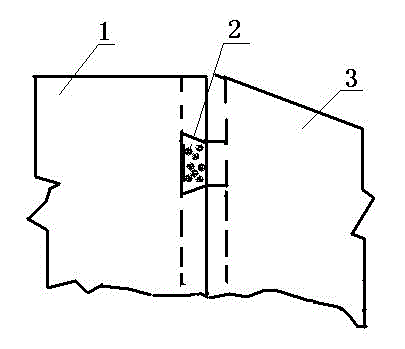 Non-nail connection combined fire-proof exhaust duct and producing method thereof