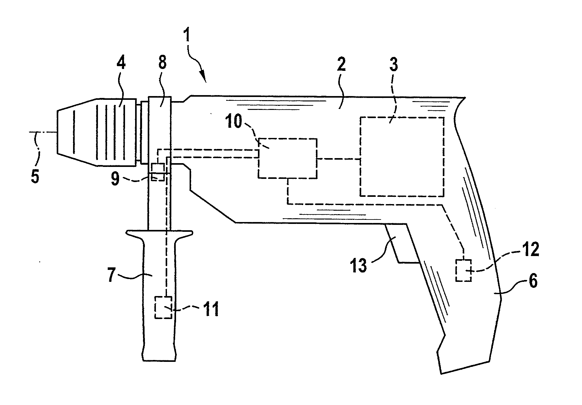 Handheld machine tool