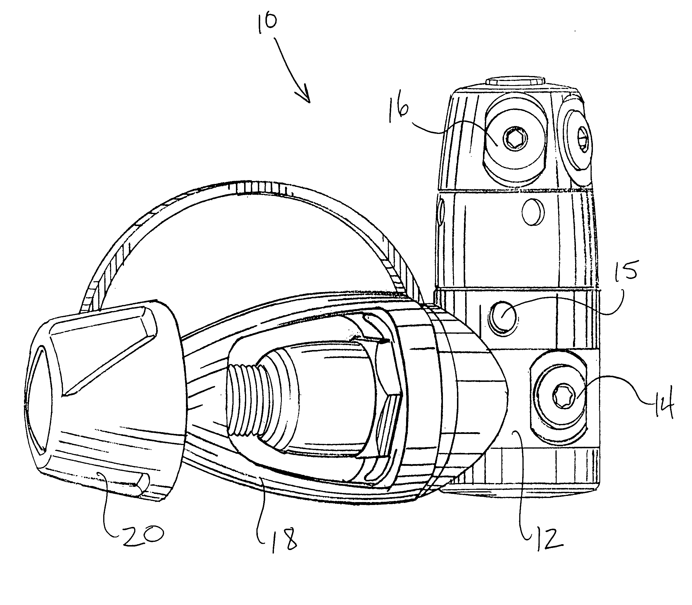 First stage scuba diving regulator having an intermediate pressure spring protected from ice-induced blockage