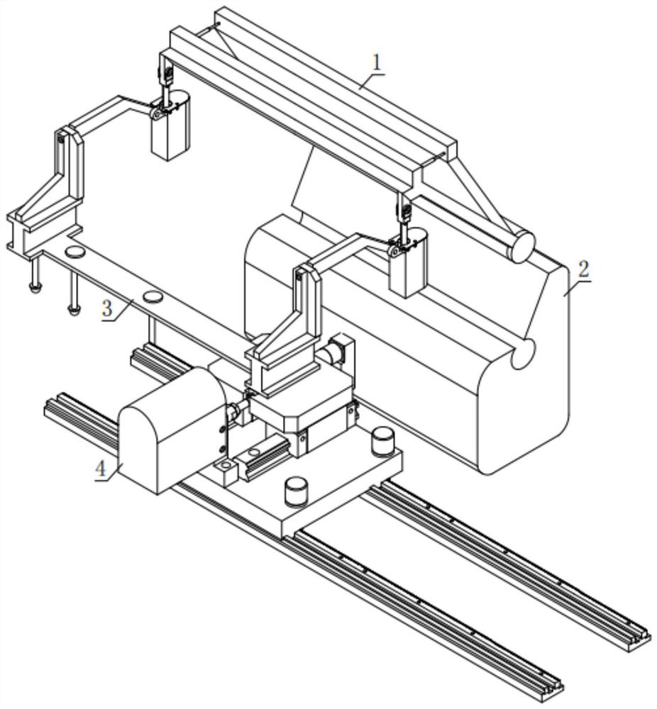 Lower notch angle compensation device for bending machine and implementation method of lower notch angle compensation device