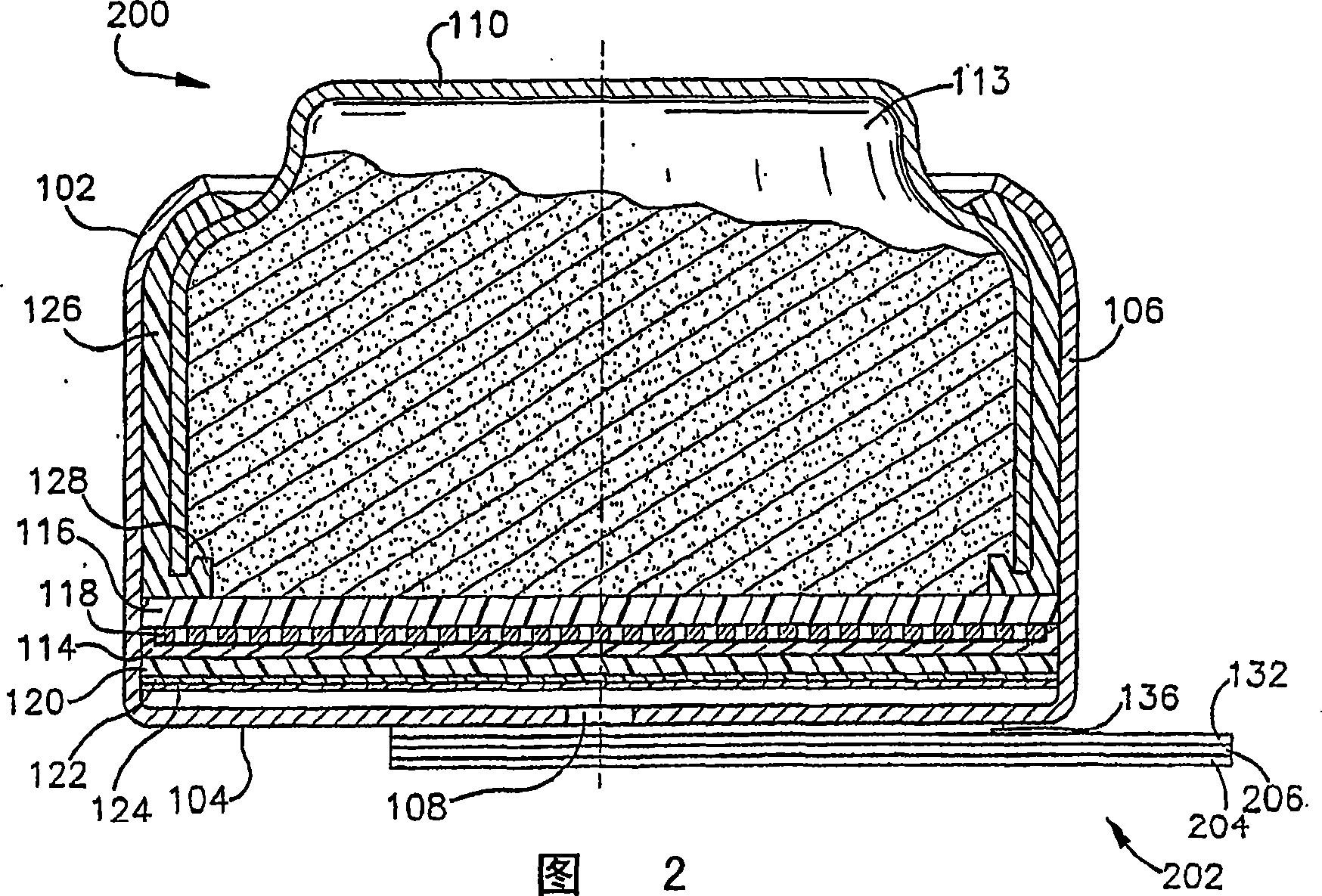 Tab system for a metal-air electrochemical cell