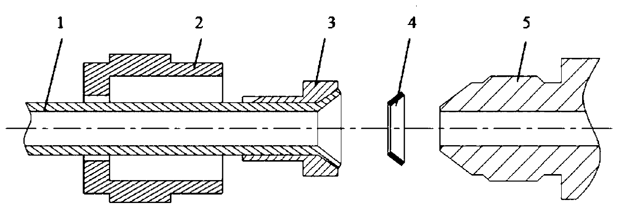 Oxygen pipeline sealing performance improving method