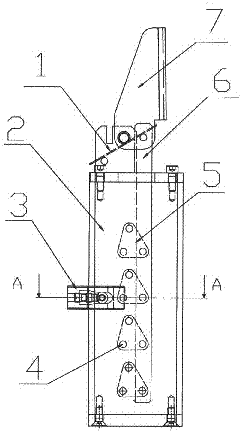 Device for connecting medical trolley and medical head mast