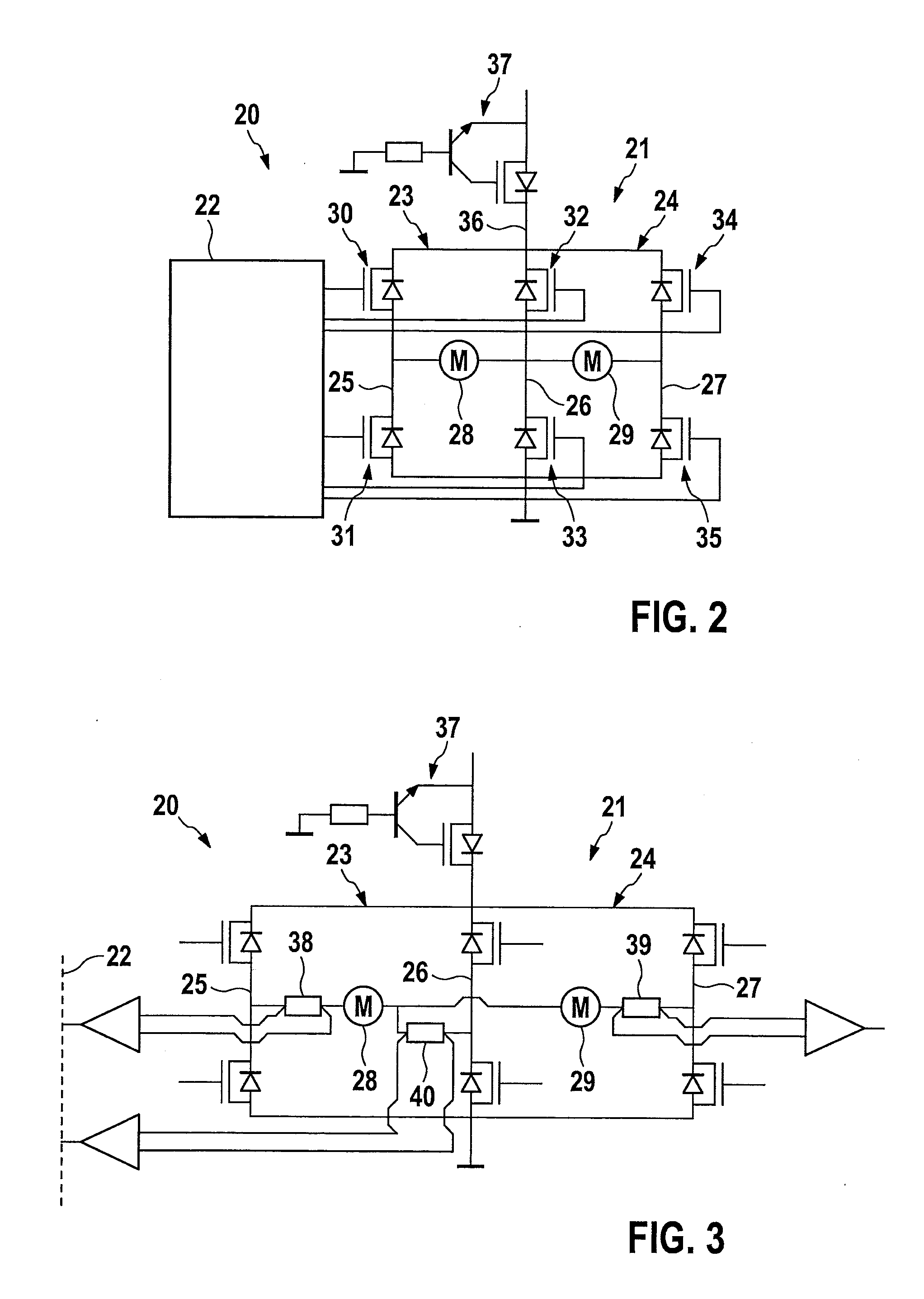 Parking brake in a vehicle