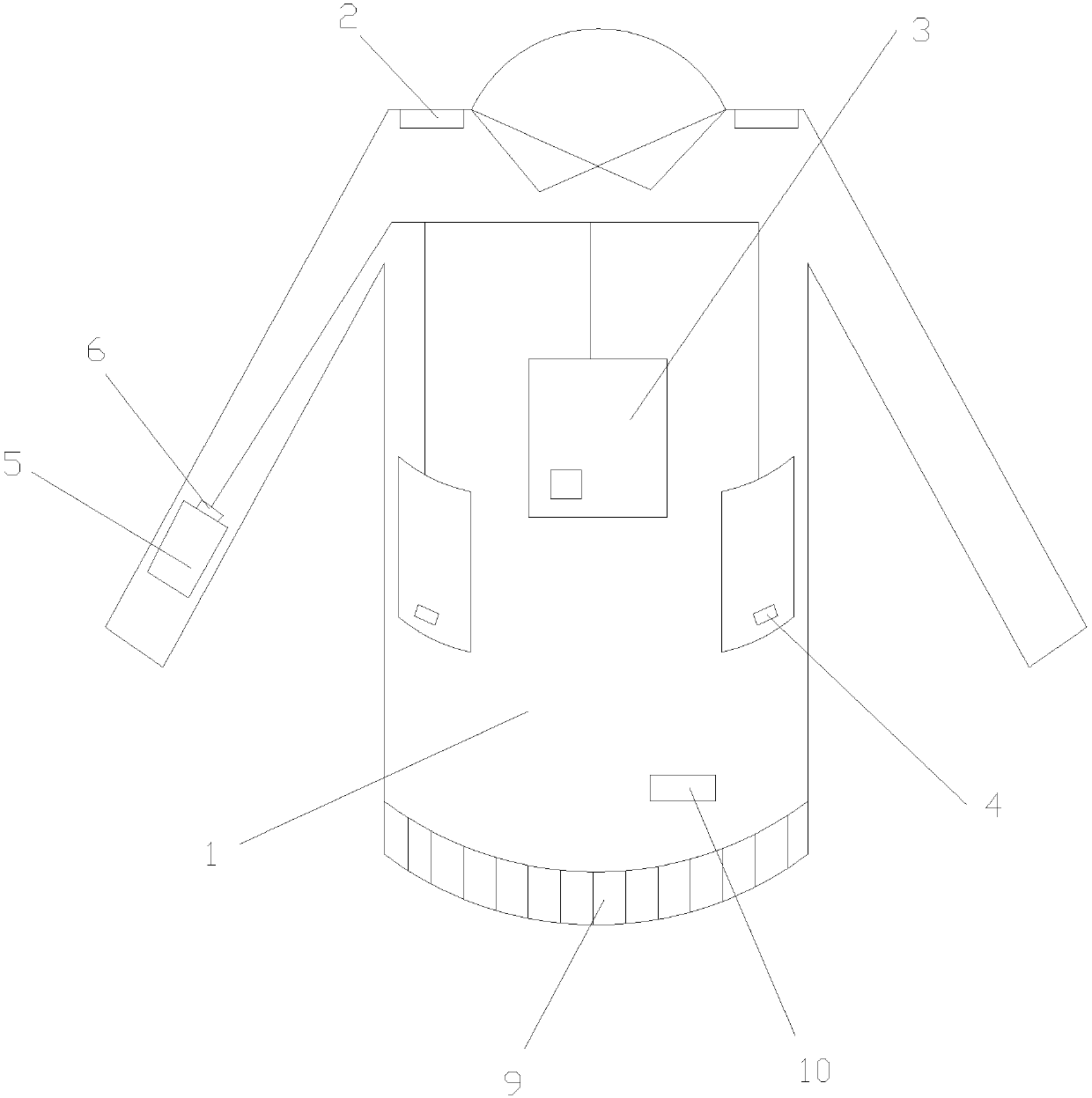 Temperature-sensing warm keeping clothing