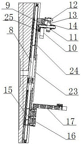 Valve body clamp for vertical machine tool