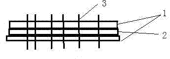 Method for preparing composite plate by recycling bag type dust remover waste filter bags