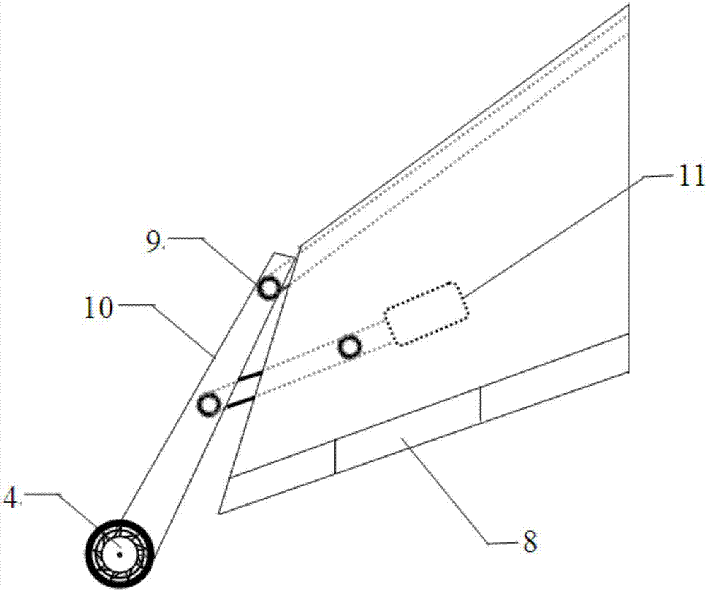 Vertical takeoff and landing fixed wing unmanned aerial vehicle with variable pitch propellers