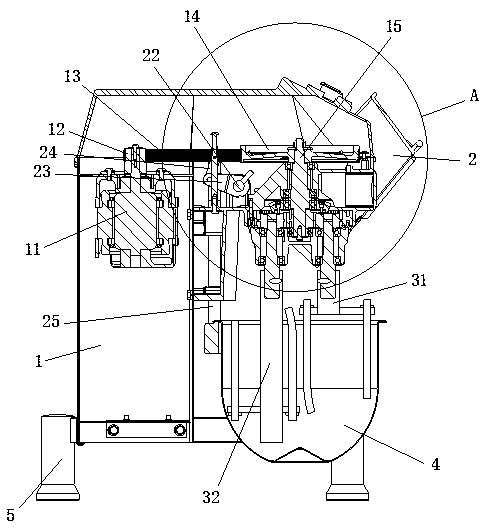 Bread dough mixer