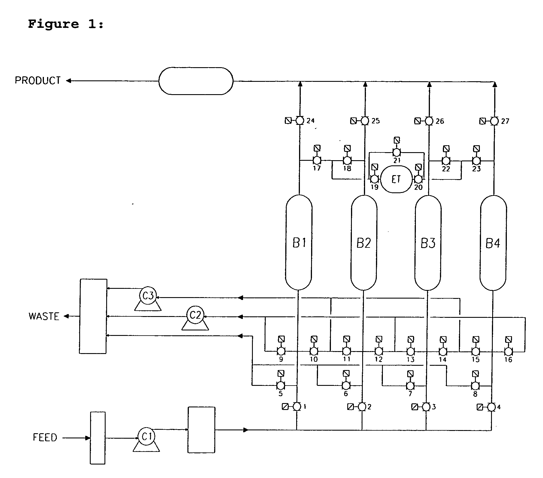 Vacuum pressure swing adsorption process and enhanced oxygen recovery