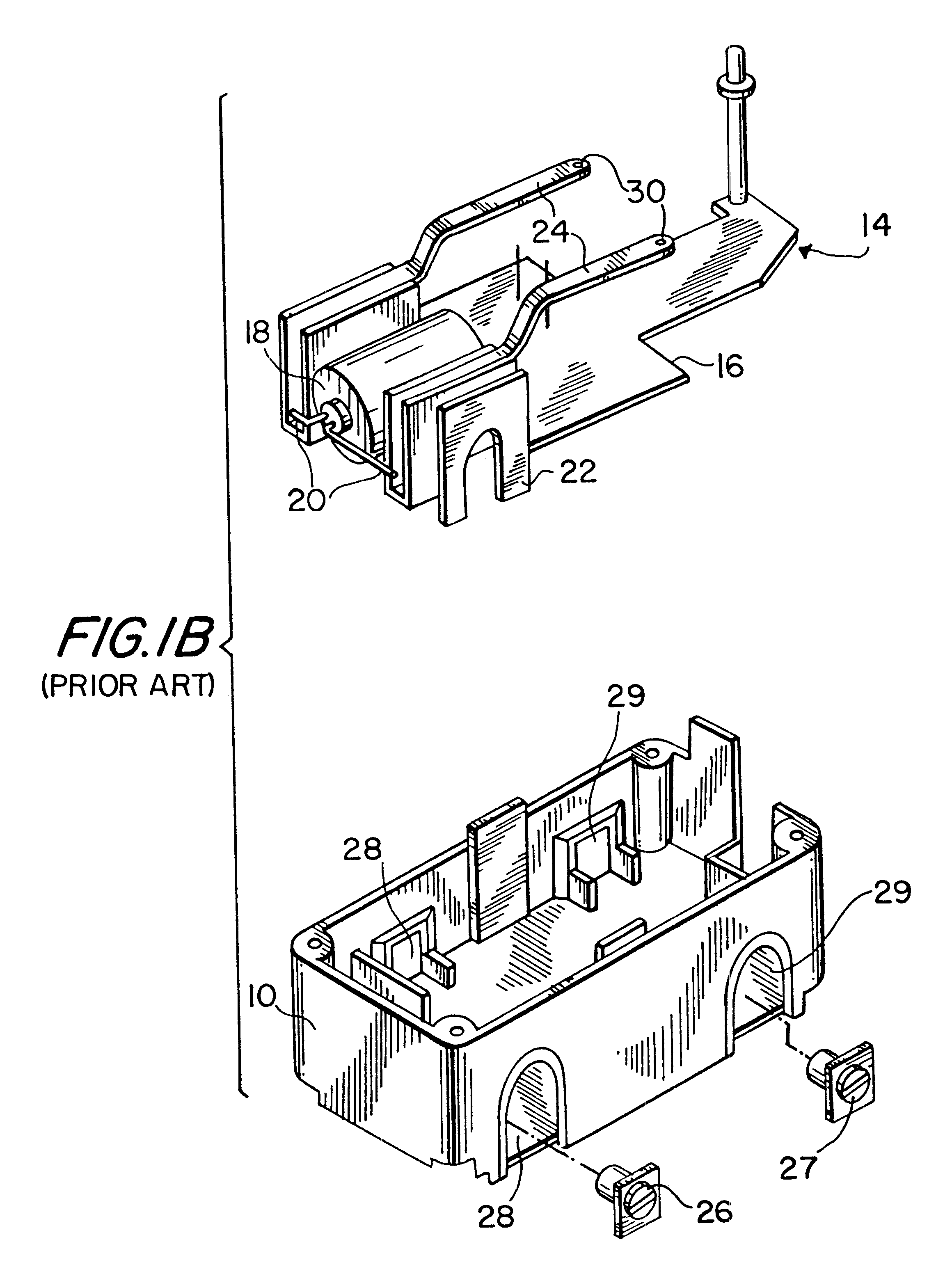 Reset lockout mechanism and independent trip mechanism for center latch circuit interrupting device