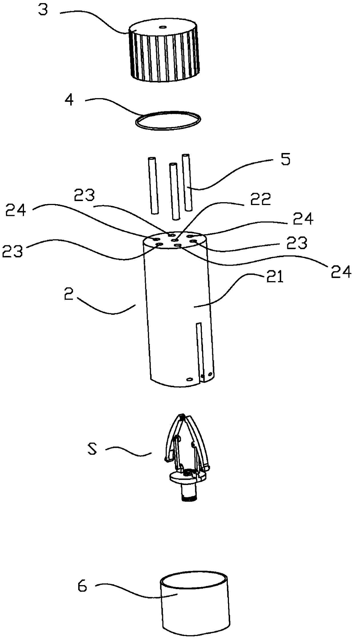 Angling counter weight device with double-lock positioning