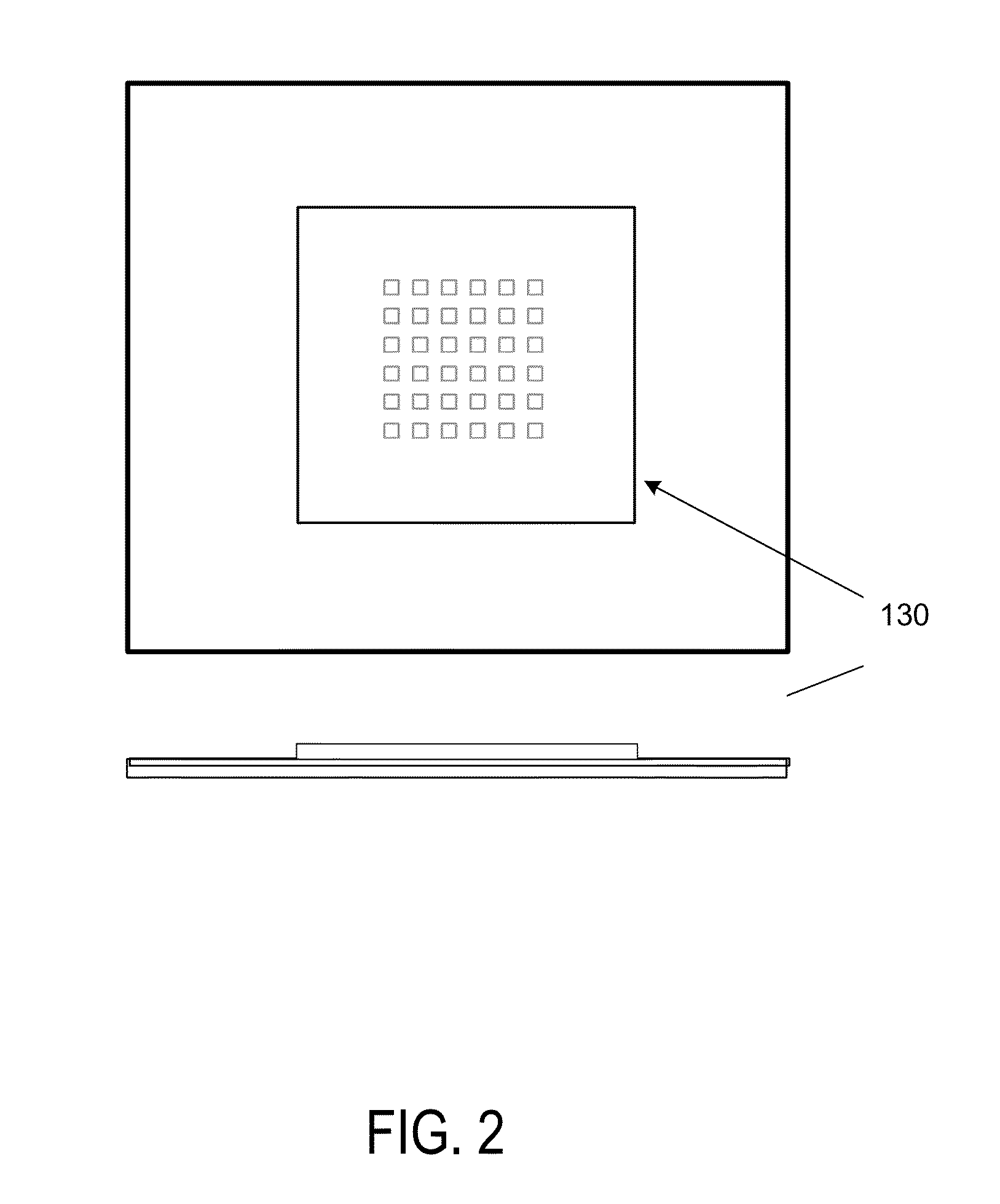 Printing phosphor on LED wafer using dry film lithography