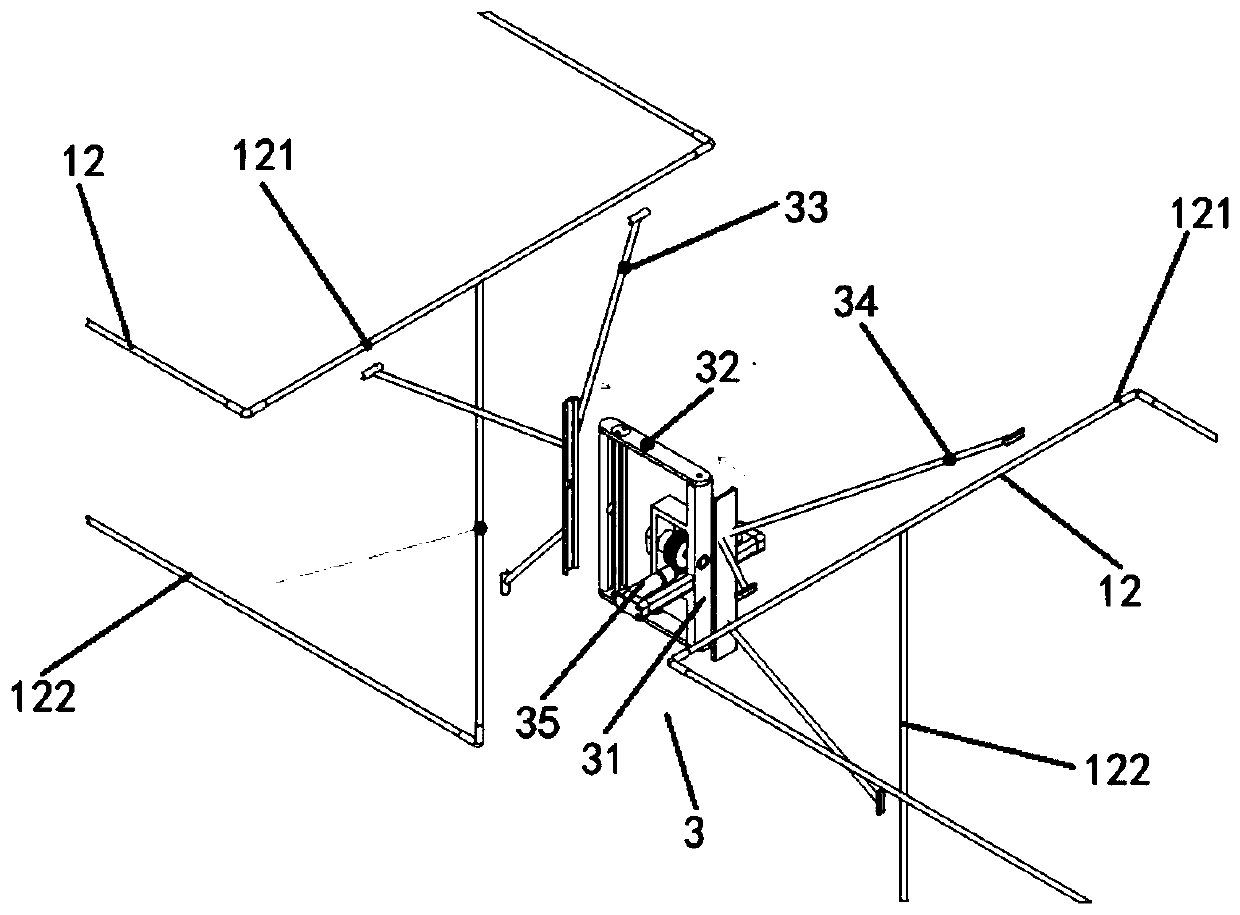 Bionic miniature multi-body airship motion system