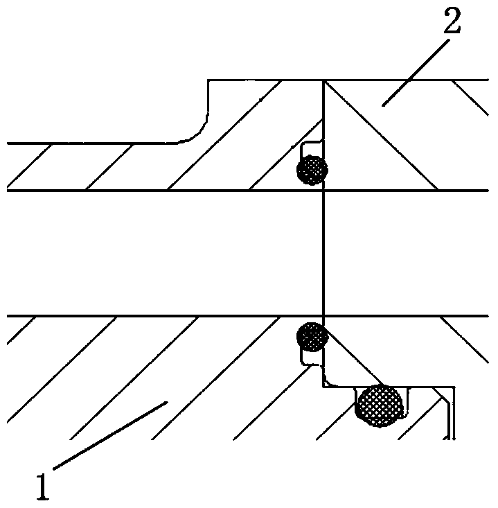 A compact redundant sealing structure