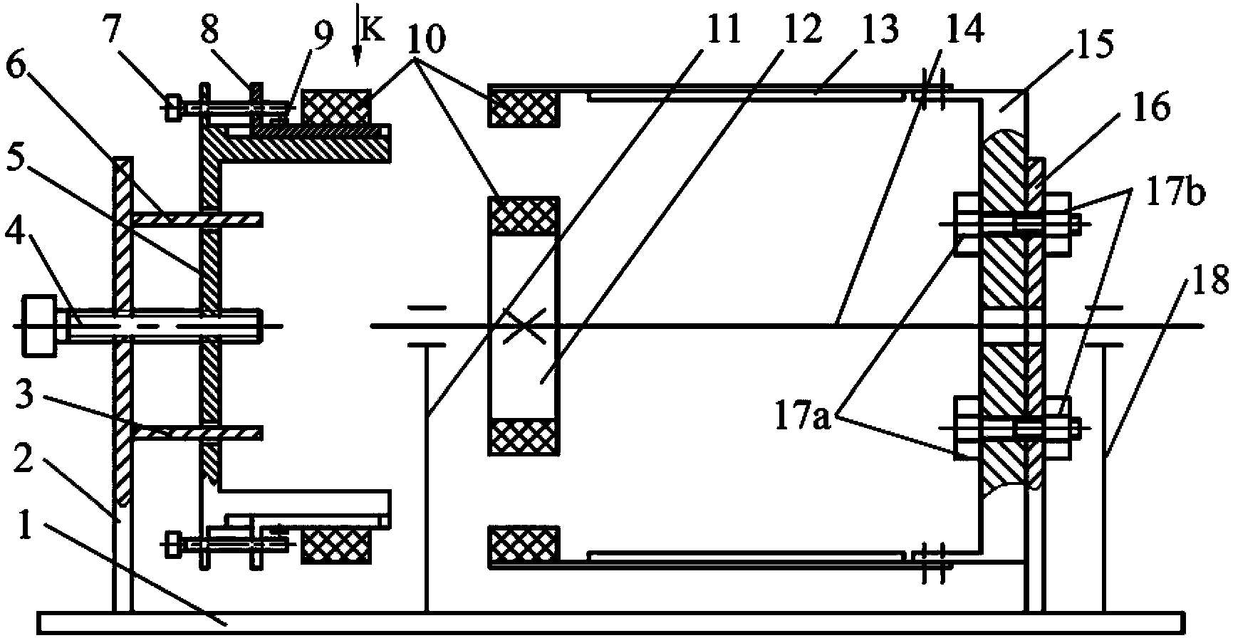 Frequency-modulable rotary piezoelectric power generation device